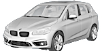 BMW F45 U1006 Fault Code